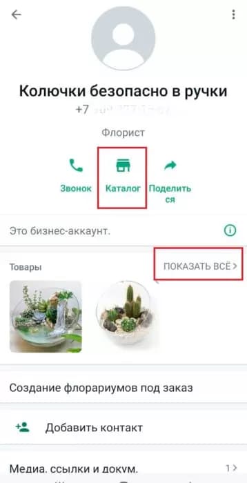 Как сделать самому каталог в WhatsApp Business