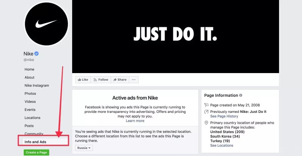 Отслеживаем рекламу конкурента на Facebook: Info Ads + AdHeart