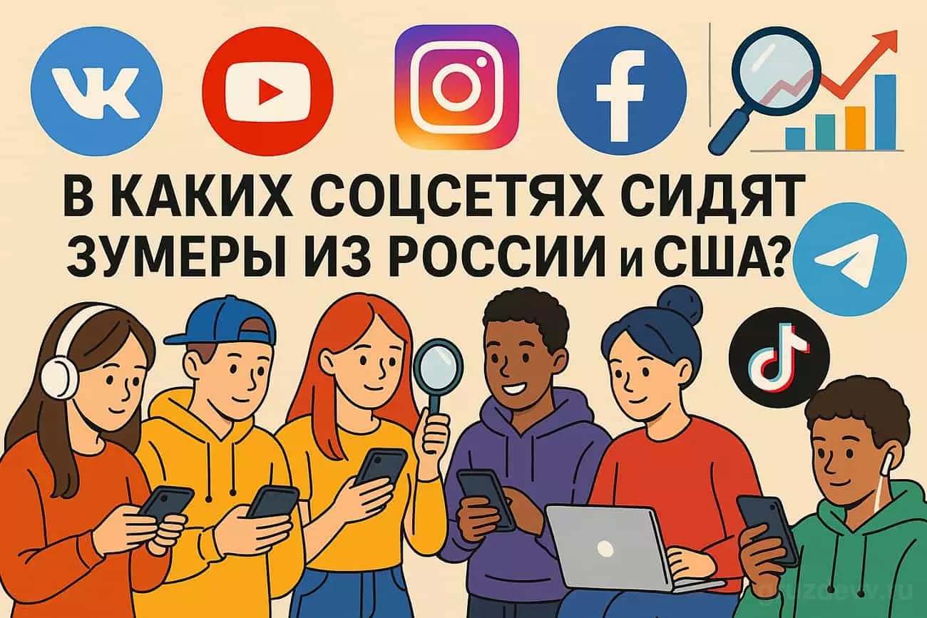 Мессенджеры, соцсети и подростки: что популярно у зумеров в России и США